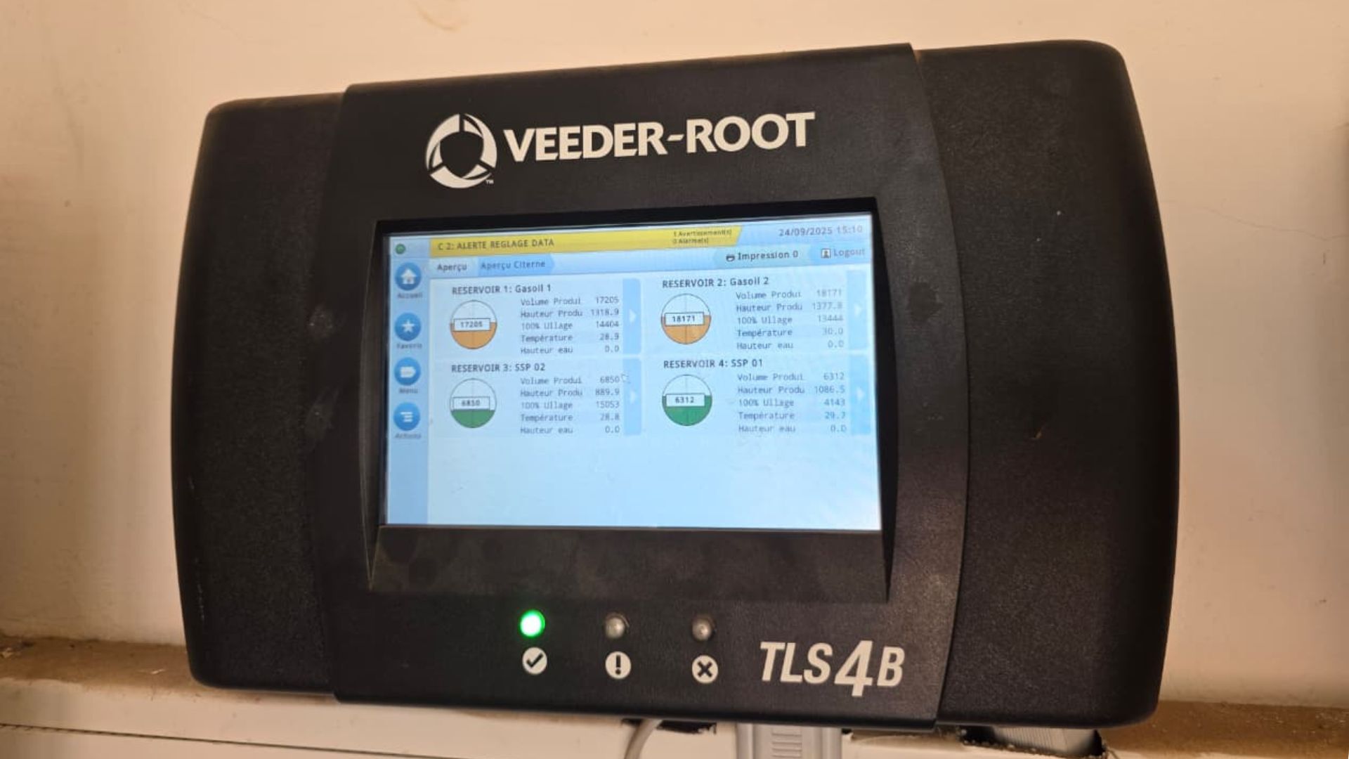 Téléjaugeage : supervision des cuves et stocks